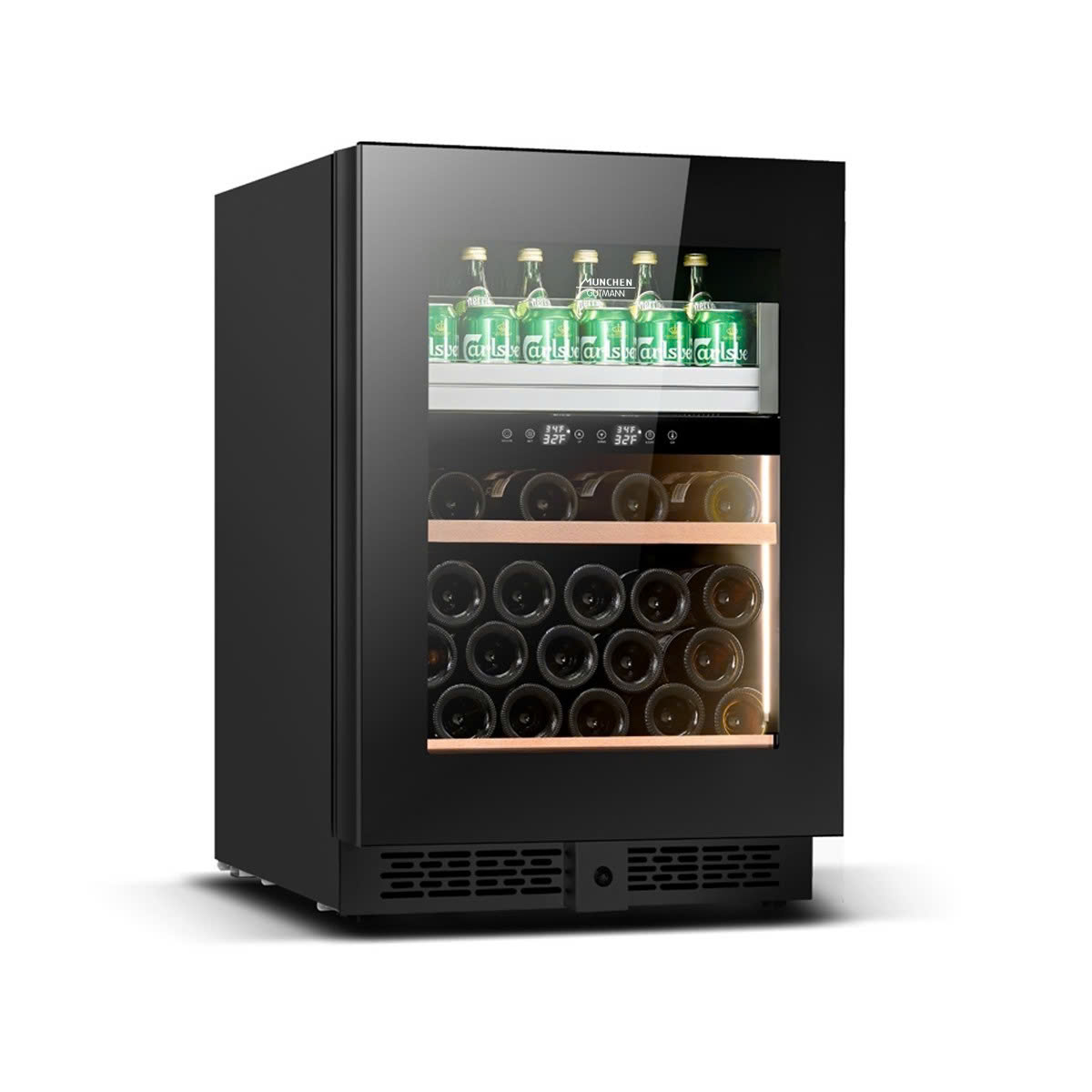 Tủ rượu vang kết hợp MW595DG (nhiệt độ từ 1℃ -~20 chai vang & 20 lon bia 500ml)